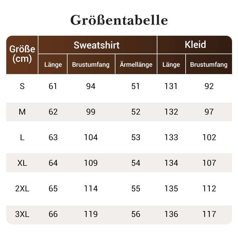 📢📢60 % Rabatt!! ⏰Damen zweiteiliges Set: Langarm-Oberteil und ärmelloses Kleid