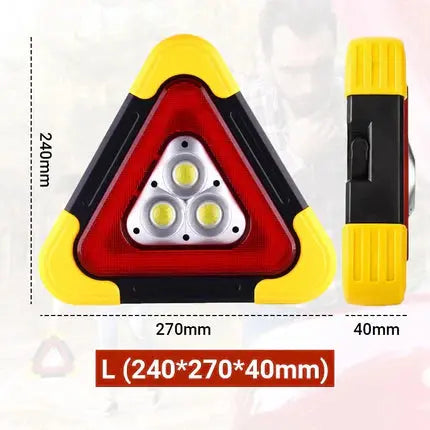 🚗Großes Sonderangebot – 50% Rabatt🆘3-IN-1 Dreieckige Solar-Notfall-Signalleuchte für den Straßenrand✨