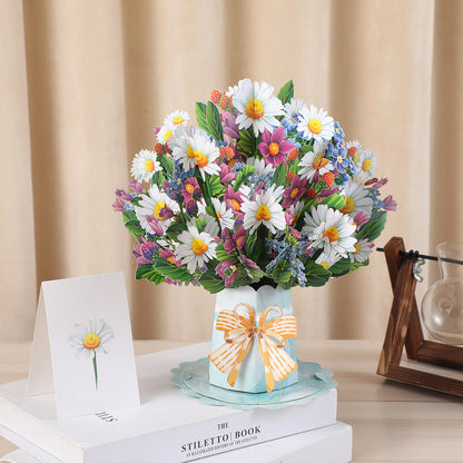 🏆75K+ SOLD! 🌼💌 Forever-Blooming 3D Flower Pop-Up Card– Personalized Love Message & Everlasting Bloom 🎁