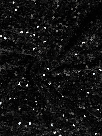 💖Letzter Tag Verkauf 50% Rabatt💃Damen Paillette Sparkle Breite Bein Hose mit elastischem Bund