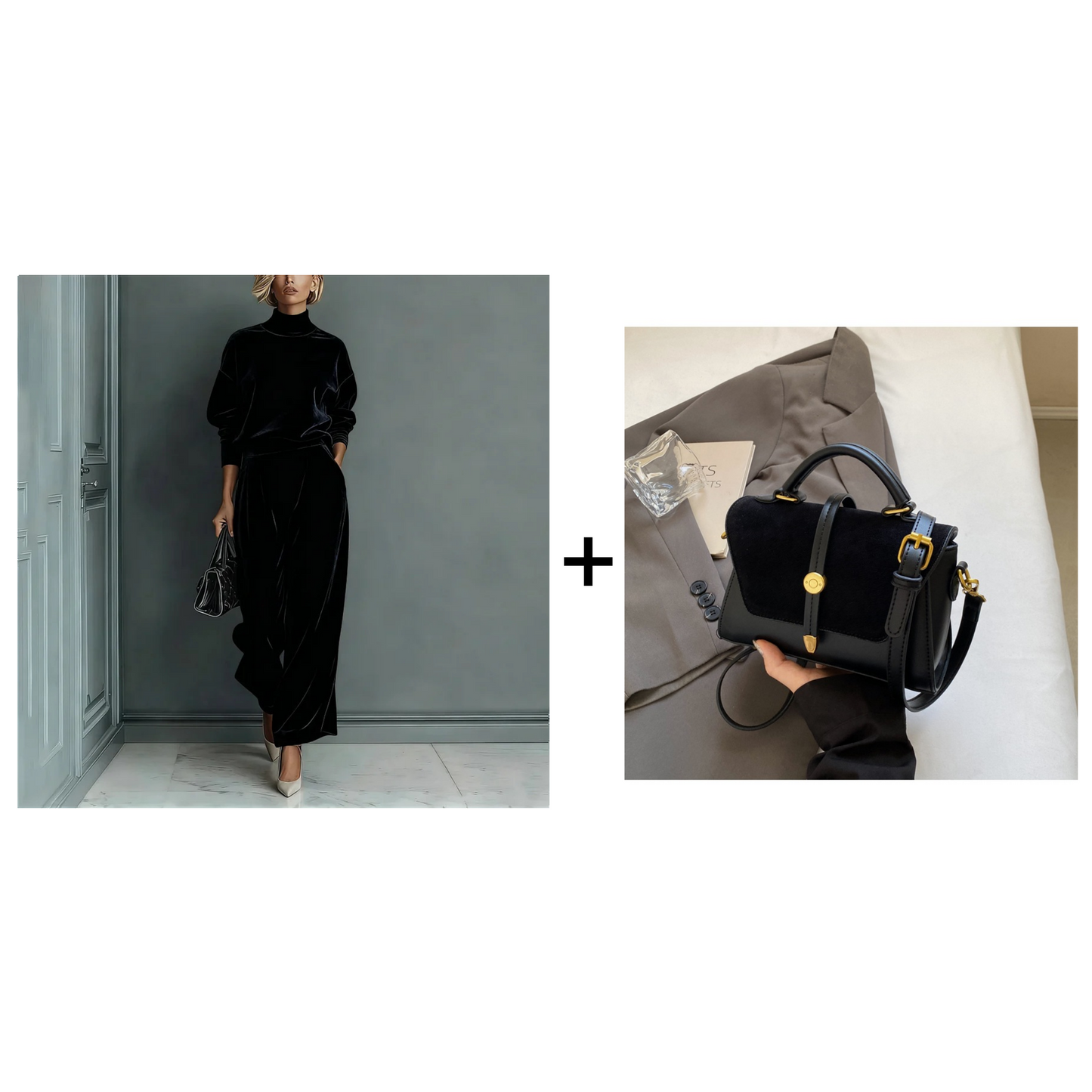 🔥Solange der Vorrat reicht 50 % Rabatt!🎉Damen-Freizeit-Set: Warmes Oberteil & Weite Hose, 2-teilig – Bequem & stylisch im Bundle!