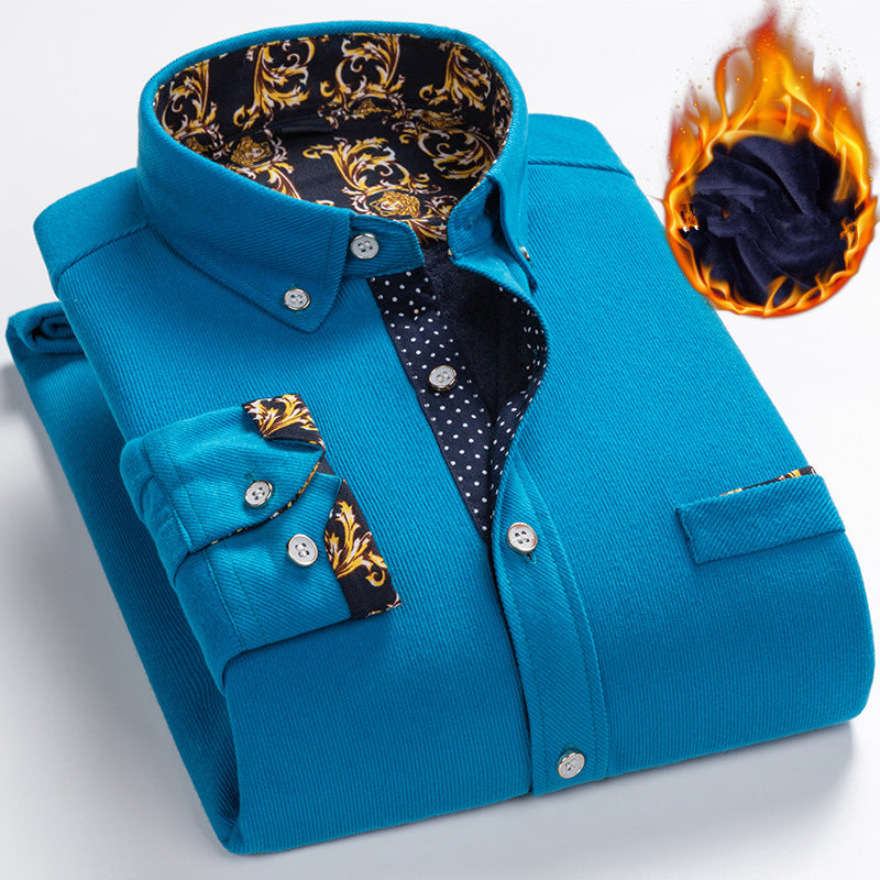 Das unverzichtbare Hemd für erfolgreiche Männer - hochwertiges Samtgewebe【Kostenlose Lieferung bei 2 Stück】