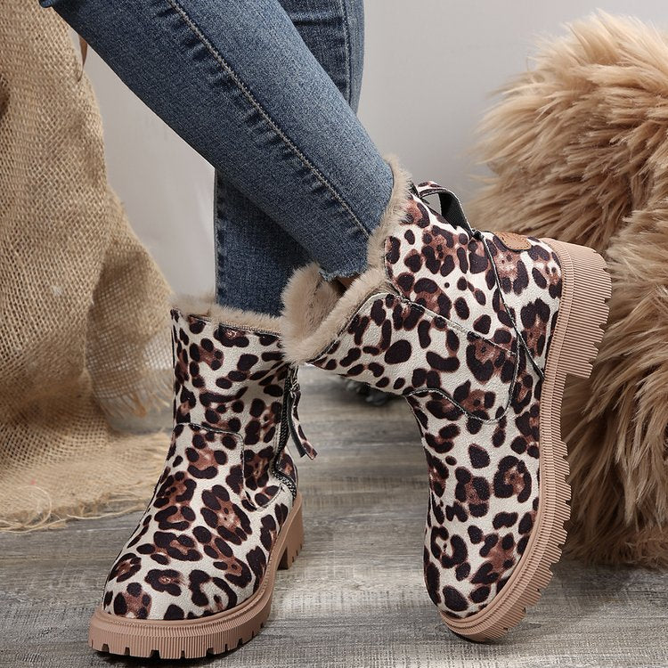 Damen-Winter-Fleece-Schneestiefel⚡Neu eingetroffen Sale-50 % Rabatt