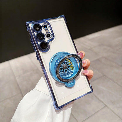 Handyhülle mit Gyroskop-Halterung für Samsung-Serie