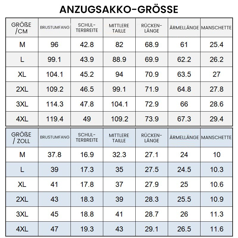 Atmungsaktiver 2-teiliger Anzug aus Leinen mit Sakko und Hose für Herren