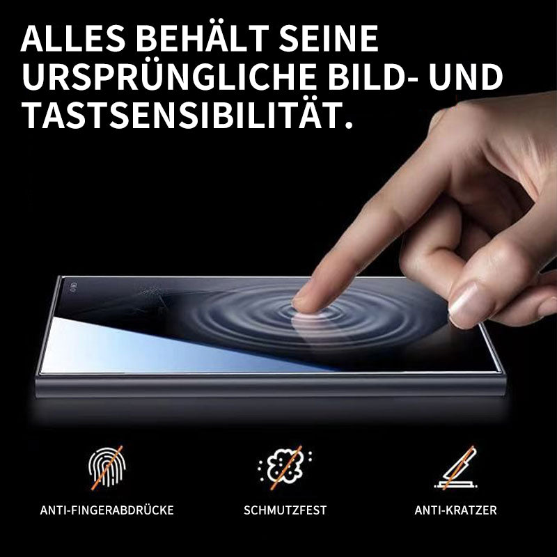 4K-HD/Sichtschutz Panzerglas-Displayschutzfolie mit automatischer Staubentfernungsfunktion für Samsung