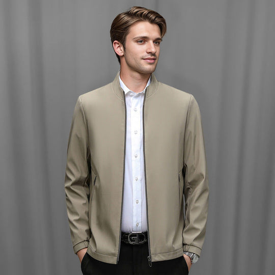 Freizeitjacke mit Stehkragen und Reißverschluss für Herren