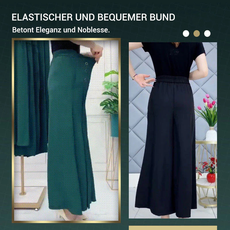 👖 【heißer Verkauf】 Falten -Weitbeinhosen