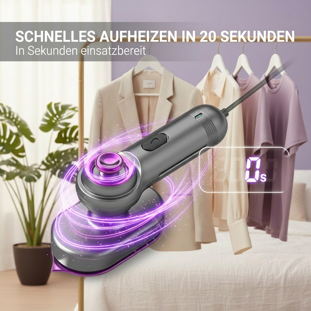 Tragbarer Hand-Dampfglätter für Kleidung