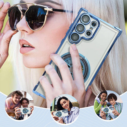 Handyhülle mit Gyroskop-Halterung für Samsung-Serie