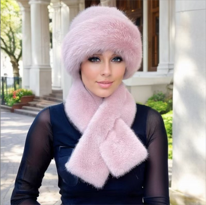 🧣👒Perfektes Set: Winterschal & Plüschmütze - Das Wärme-Duo für frostige Tage🎁