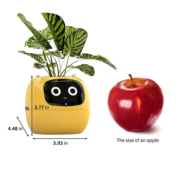 Fun Smart Flowerpot with Multiple Expressions, Plant-Free