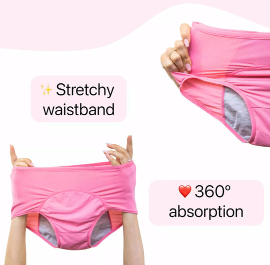 🎉 2026 Best Seller – 50% OFF! ⏳ High-Waist Leakproof Panties – Stay Dry, Stay Confident 💝