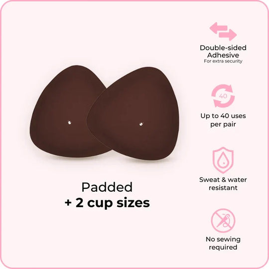 🔥 BUY 1 GET 1 FREE! ✨ Invisible Lift Bra Inserts 💖 Instant Lift, No Nipple Slips &amp; Perfect for Low-Cut Tops