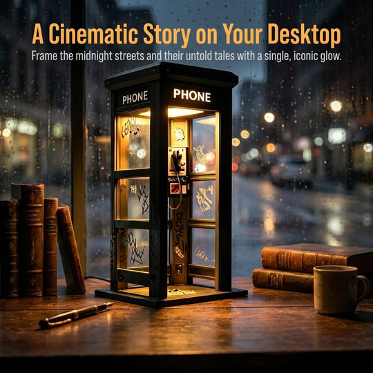 📞40% OFF NOW✨Vintage Phone Booth Ambient Lamp
