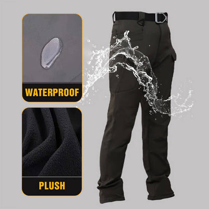 ❄️ 🧗Winter Outdoor wasserdichte Softshell-Thermohose mit Fleecefutter☔