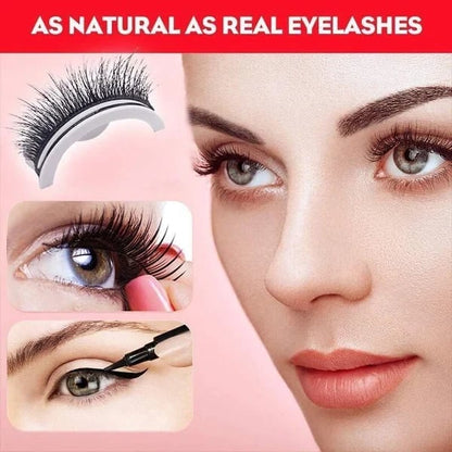 ❤️‍🔥Kauf 1 und bekomme 1 gratis dazu（2 Paar）✨Wiederverwendbare selbstklebende Wimpern