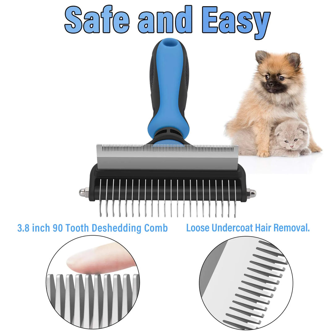 🐶Dual-Sided Pet Grooming Comb for Dogs &amp; Cats