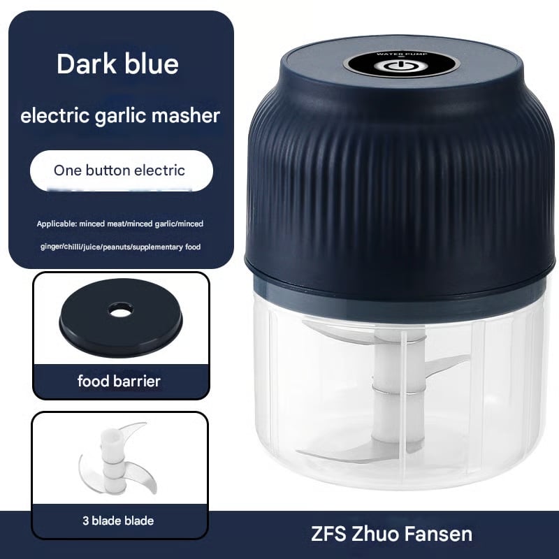 ✨ Elektrischer Knoblauchschneider & Tragbarer Mini-Gemüseschneider – Hacken, Zerkleinern & Mixen in Sekundenschnelle! ⏱️🔪