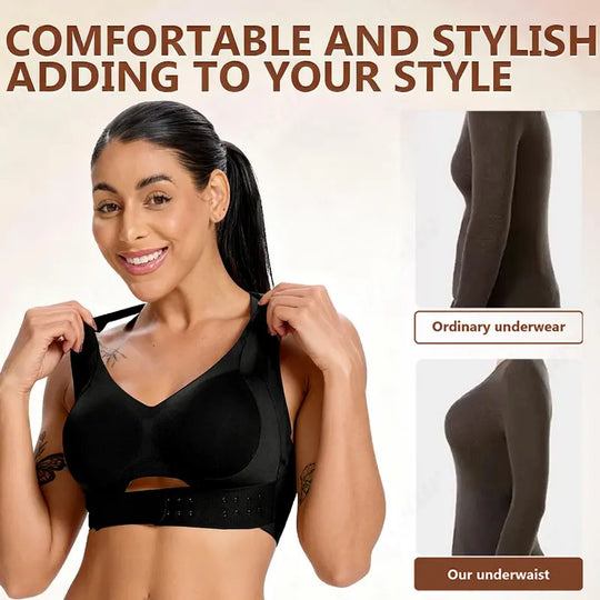Women’s Beige Wireless Bra, Soft Breathable Non-removable Moulded Cups, Yoga Fitness Sportswear for Gym &amp; Daily Training