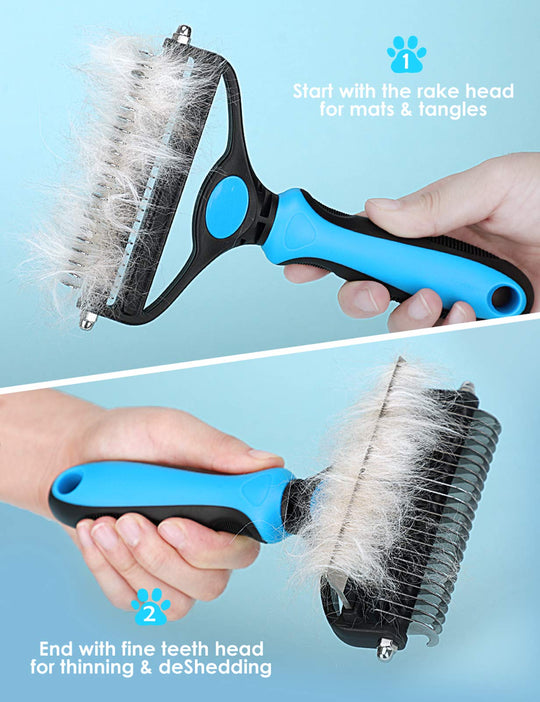 🐶Dual-Sided Pet Grooming Comb for Dogs &amp; Cats