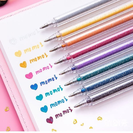 🎨 Glitzernder Gelstift-Set🎄Leuchtende Farben, grenzenlose Kreativität