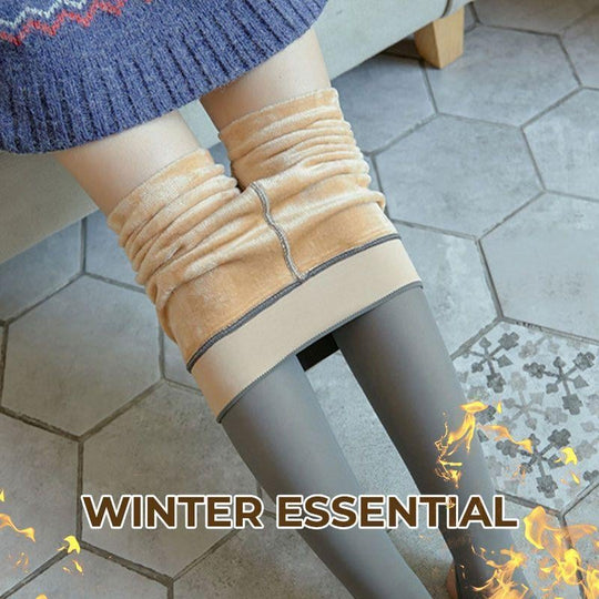❄️Heißer Verkauf 50 % Rabatt!!⚡Über 50.000 Stück verkauft!❄️Pile-Leggings mit einer Naht
