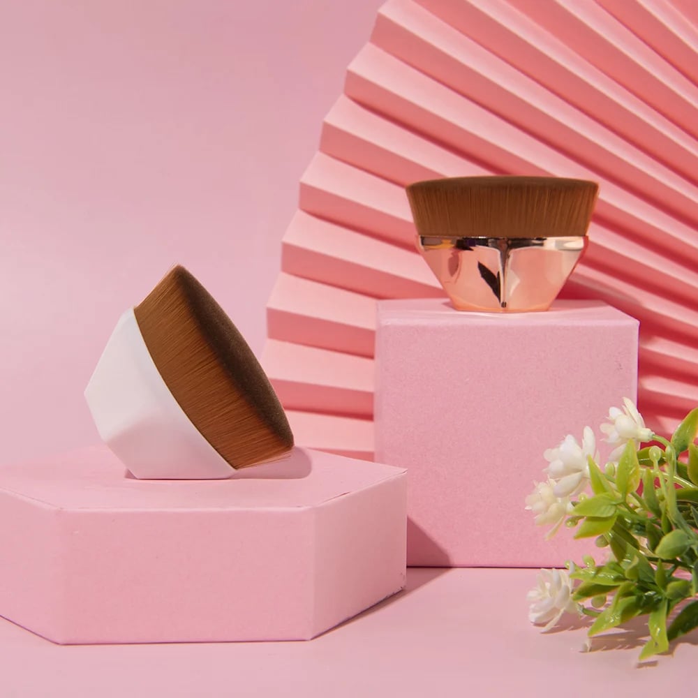 🔥Flacher Top-Make-up-Pinsel mit Bonus-Etui-21