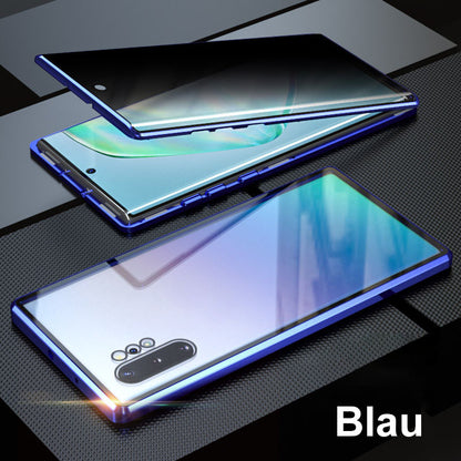 📱„Unterstützt Fingerabdruck-Entsperrung👆🔓Magnetische Handyhülle mit Sichtschutz für Samsung S21–S25 Serie