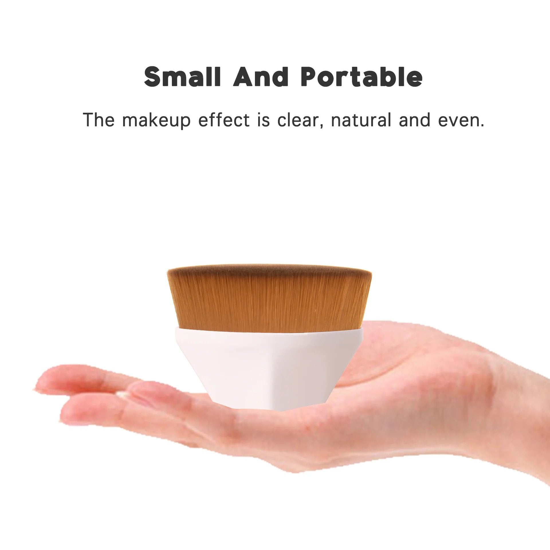 🔥Flacher Top-Make-up-Pinsel mit Bonus-Etui-15