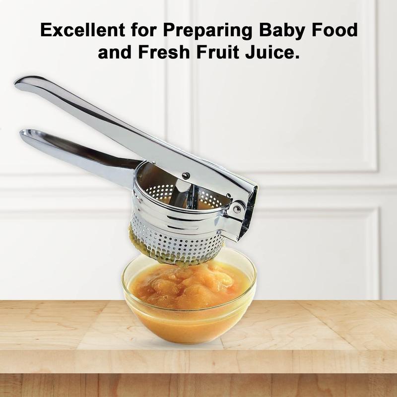 🔥 LSAT-TAG-ANGEBOT 50% RABATT!! 🔥 AEX Multifunktionale Edelstahl Kartoffel, Saft & Lebensmittelpresse