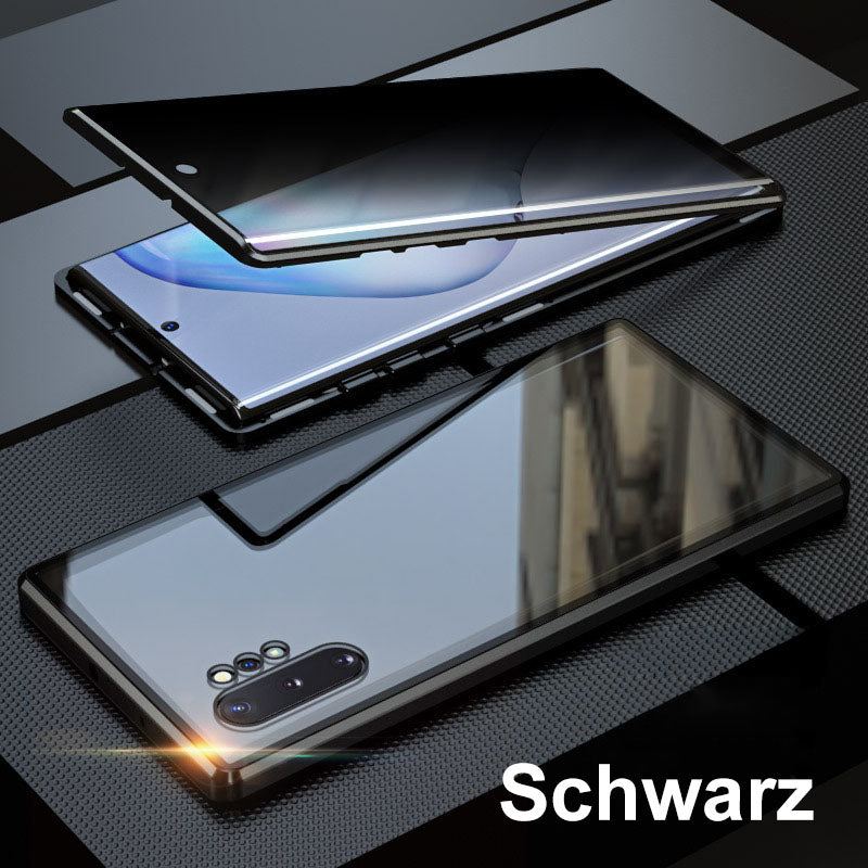 📱„Unterstützt Fingerabdruck-Entsperrung👆🔓Magnetische Handyhülle mit Sichtschutz für Samsung S21–S25 Serie