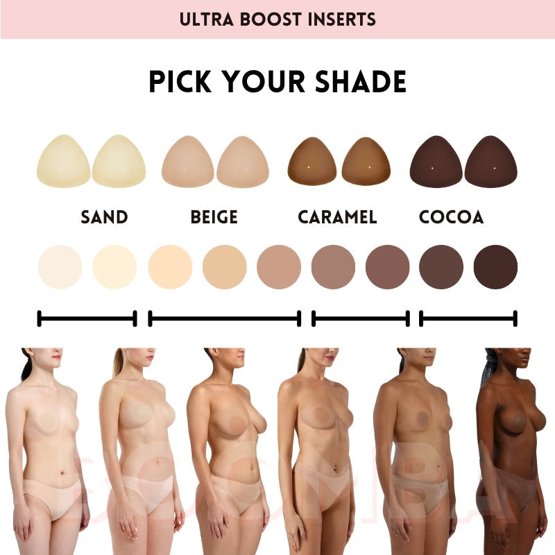 🔥 BUY 1 GET 1 FREE! ✨ Invisible Lift Bra Inserts 💖 Instant Lift, No Nipple Slips &amp; Perfect for Low-Cut Tops