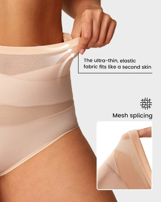 💖Last Day-Buy 1 Get 3 Packs💖Plus-Size High-Waist Cross Tummy Control Panties