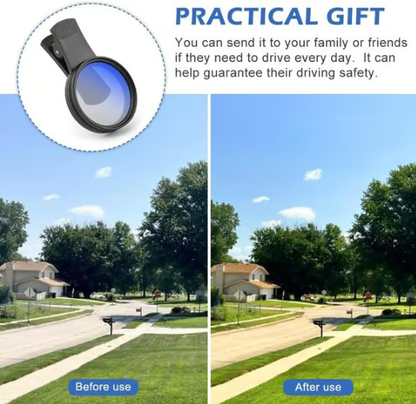 52mm Clip-0n CPL Phone CameraLens Filter Kit, Circular PolarizerPolarizing Filter Compatible with Mostcell phones