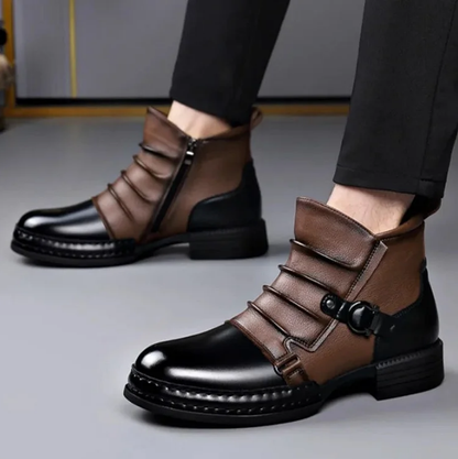 🏆50% RABATT👞Herren-Stiefeletten aus echtem Leder