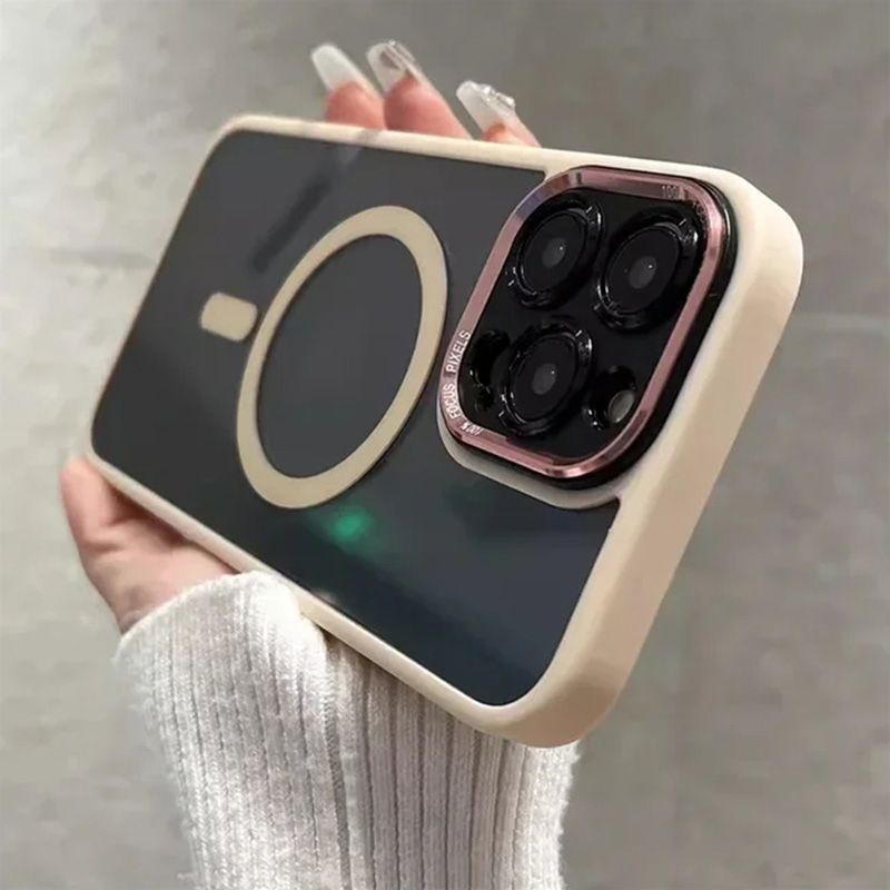 Getönte, stoßfeste, magnetische iPhone-Hülle.📱✨