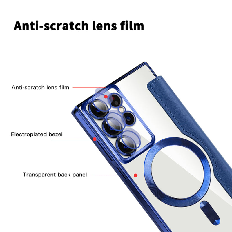 💖Neue, heiß verkaufte💖Samsung-Handyhülle mit Lederstruktur und Kartenhalter