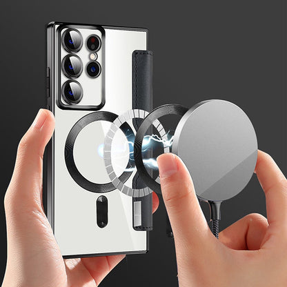 💖Neue, heiß verkaufte💖Samsung-Handyhülle mit Lederstruktur und Kartenhalter