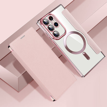 💖Neue, heiß verkaufte💖Samsung-Handyhülle mit Lederstruktur und Kartenhalter