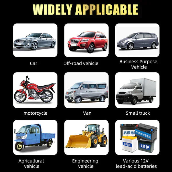 💥Heißer Verkauf 50% Rabatt🔋⚡Autobatterieladegerät😎Auto-Notstromversorgung👍Geeignet für Autos, LKWs, Motorräder, Rasenmäher, Boote