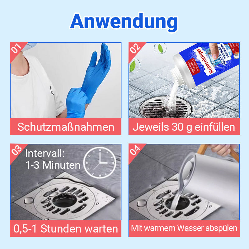 🔥Heißer Verkauf 50 % Rabatt!!💧🚰Das Wesentliche für zu Hause - Leistungsstarkes Rohr-Baggermittel