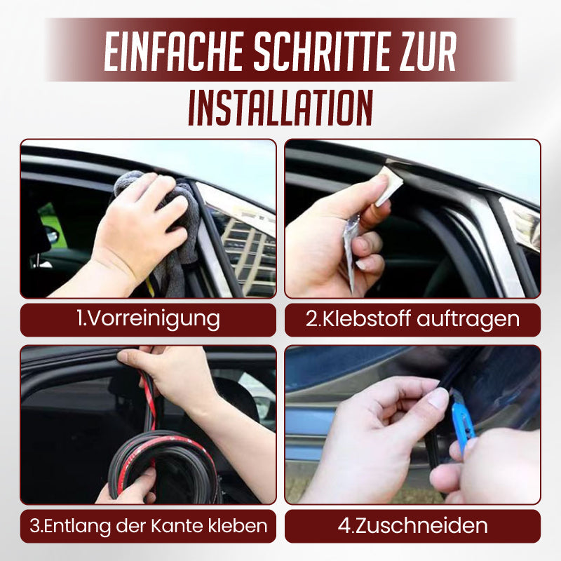 🚗 KAUFE 2, ERHALTE 1 GRATIS! 🔇 Staubdichtes Gummidichtband zur Lärmminderung für Auto – Einfache Montage, Effektive Abdichtung & Langlebiges Material 🛠️