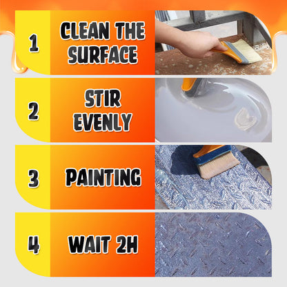 2025 neues Upgrade 💥 Rostschutzfarbe für Edelstahlmetall✅Mehrere Farben verfügbar, um Ihren Anforderungen gerecht zu werden