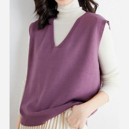💥Zeitlich begrenzt 60 % RABATT 🌸Ultraweiche Strickweste mit V-Ausschnitt für Damen