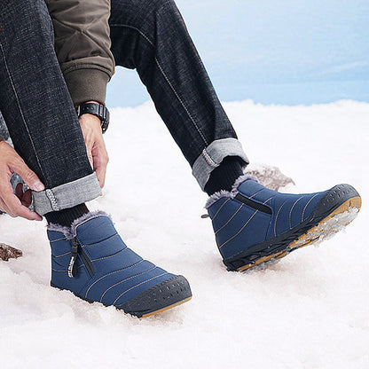 🎅Weihnachtsvorverkauf🎁Warme, wasserdichte Outdoor-Schneestiefel mit Kunstfellfutter für den Winter