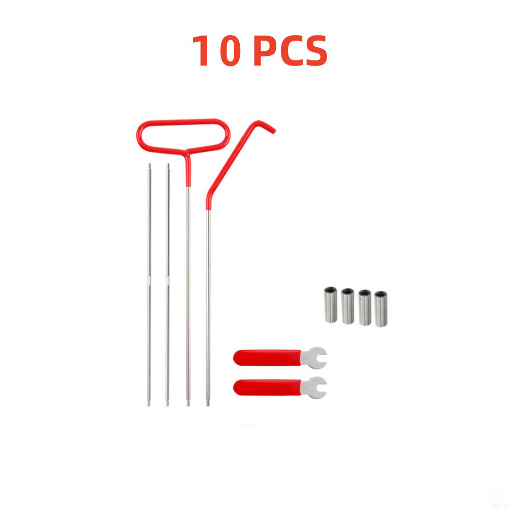 🔑 Professionelles Auto-Werkzeugset –🚗 Komplette Reparaturwerkzeuge, hohe Härte und langlebig, tragbarer Aufbewahrungskoffer, unverzichtbar für den Notfall und die tägliche Autowartung 🚗