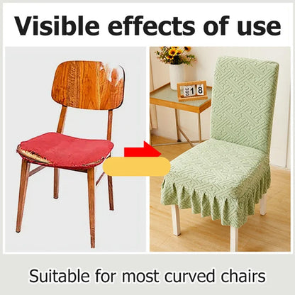 🔥Solange der Vorrat reicht 50 % Rabatt!🎉Esszimmerstuhl-Bezugsset🚀Kostenloser versand ab €40