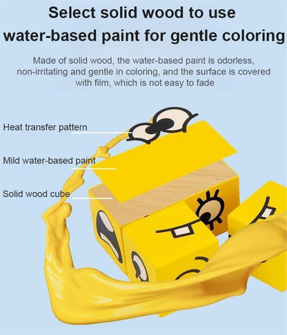 🎭 50% RABATT IM WEIHNACHTSANGEBOT! ✨ 5D-Puzzle "Gesichter-Veränderung" - Interaktives Familienspiel mit Rotierenden Ausdrücken für Kreatives Lernen 👨‍👩‍👧‍👦🔁