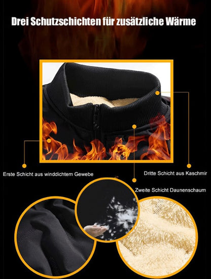 🔥Begrenzte Zeit 50% Rabatt 🔥Doppellagige warme Lambswool-Daunenjacke